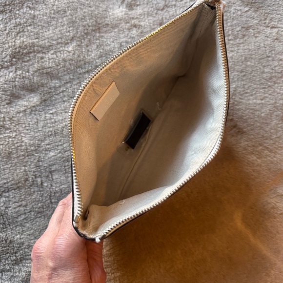 GUCCI Clutch Bag Canvas Umbrella Parasol Pattern Pouch Italy Authentic - Picture 4 of 13